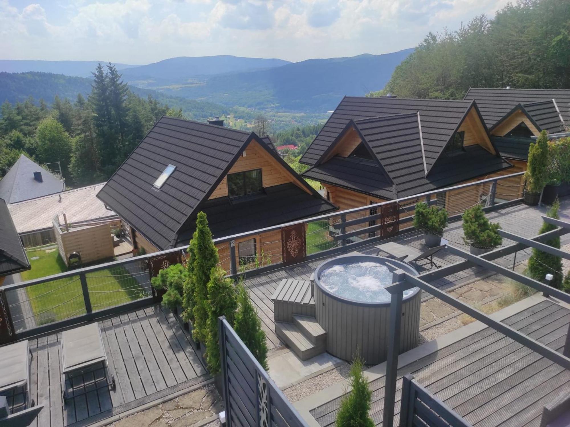 Sloneczny Chelm - Apartamenty W Gorach, Prywatna Sauna Jacuzzi Balia W Cenie, Spa, Grill, Stok Narciarski Myslenice, Sciezki Rowerowe, Rzeka Raba, Widok Na Tatry Dış mekan fotoğraf